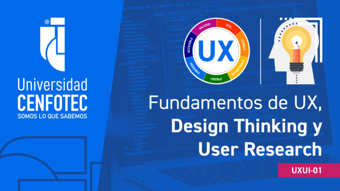 Fundamentos de UX, design thinking y user research