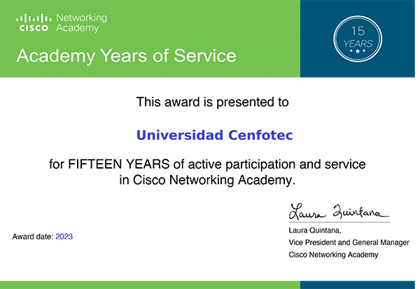 Univesidad CENFOTEC Cisco Academy